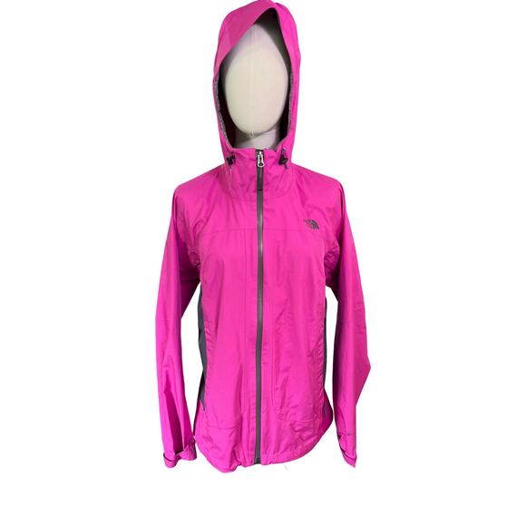 The North Face Women’s HyVent FlashDry Pink Hooded Waterproof Jacket Size M - Picture 6 of 8
